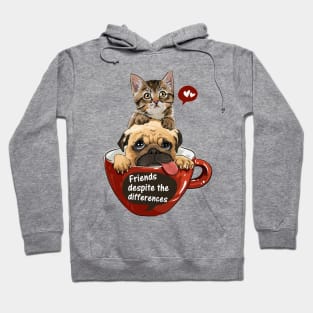 So cutest Cat and Dog Hoodie